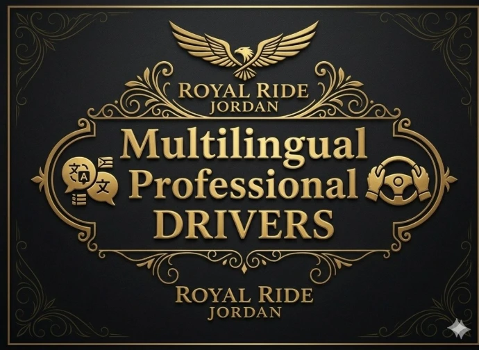 سائقين محترفين يتحدثون لغات متعددة - خدمات رويال رايد الأردنProfessional Multilingual Chauffeurs in Jordan - Royal Ride Service